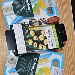 Cuisinart Pepper Griller Rack & Corer Set - Blue